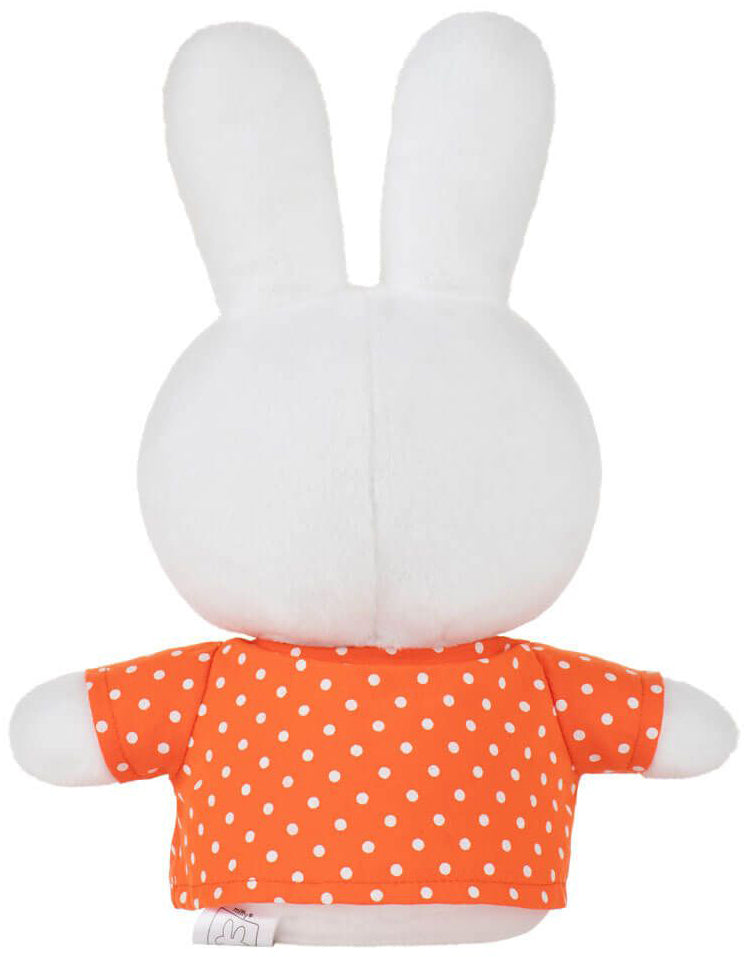 Miffy Plush in Orange Spot Dress (21cm)