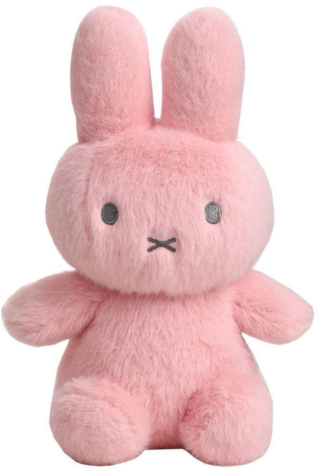 Miffy Plush Fluffy Cuddle Toy Medium - Pink (25cm)