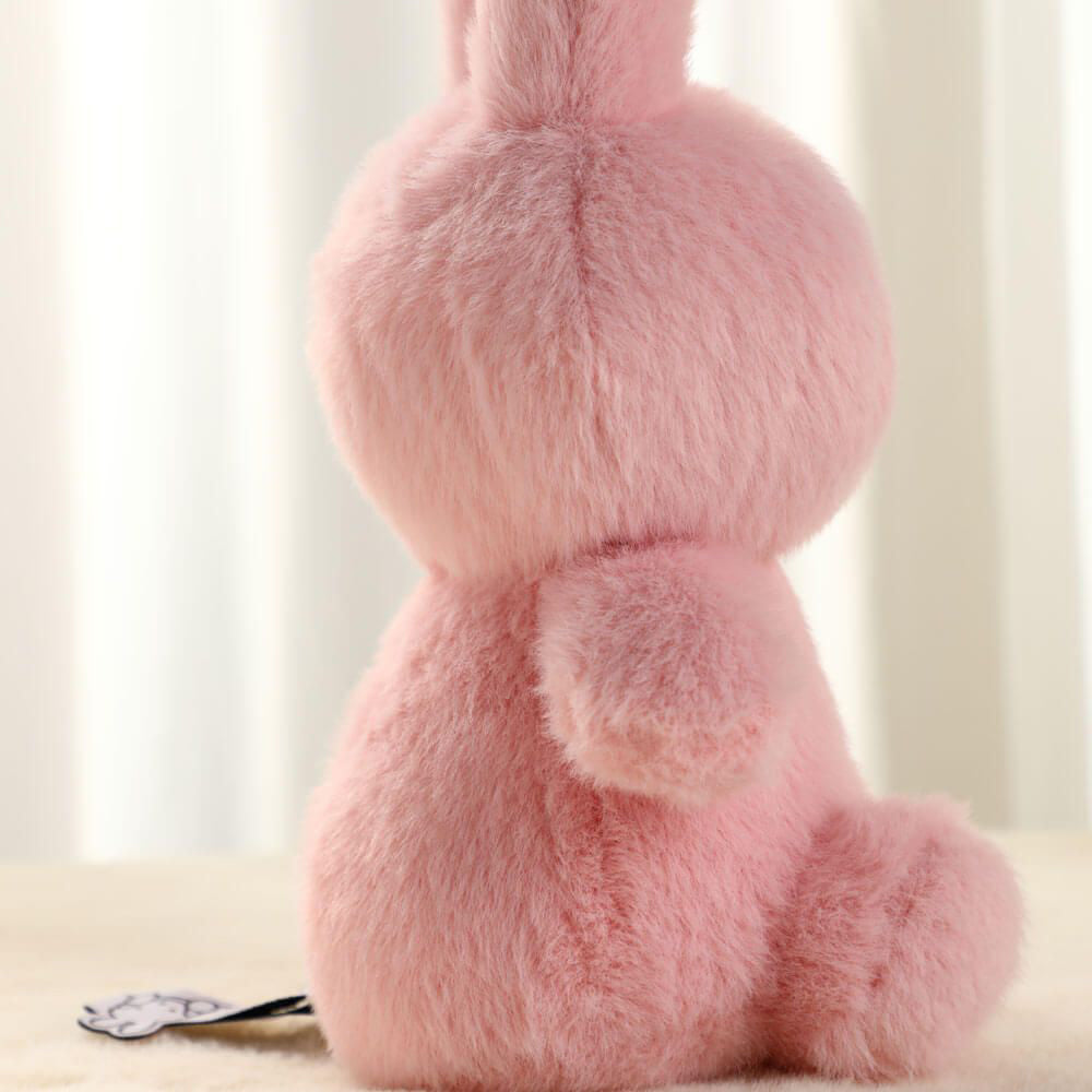 Miffy Plush Fluffy Cuddle Toy Medium - Pink (25cm)