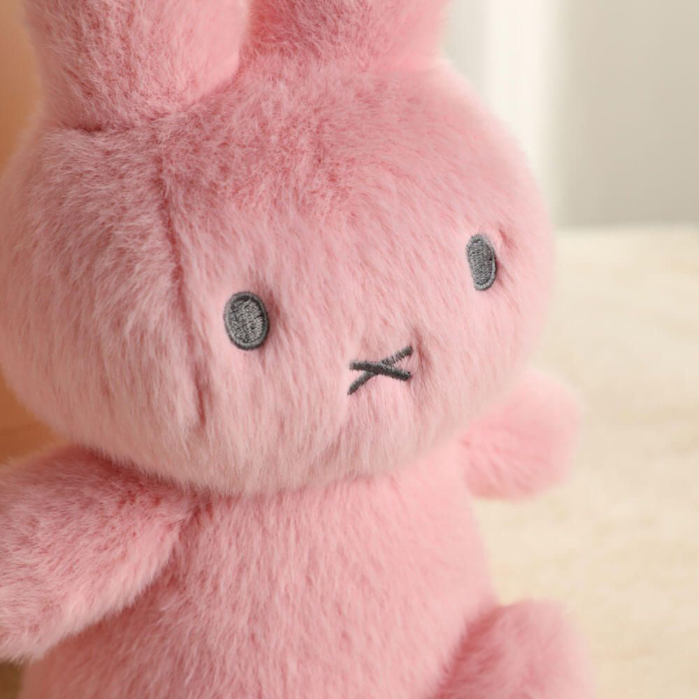 Miffy Plush Fluffy Cuddle Toy Medium - Pink (25cm)