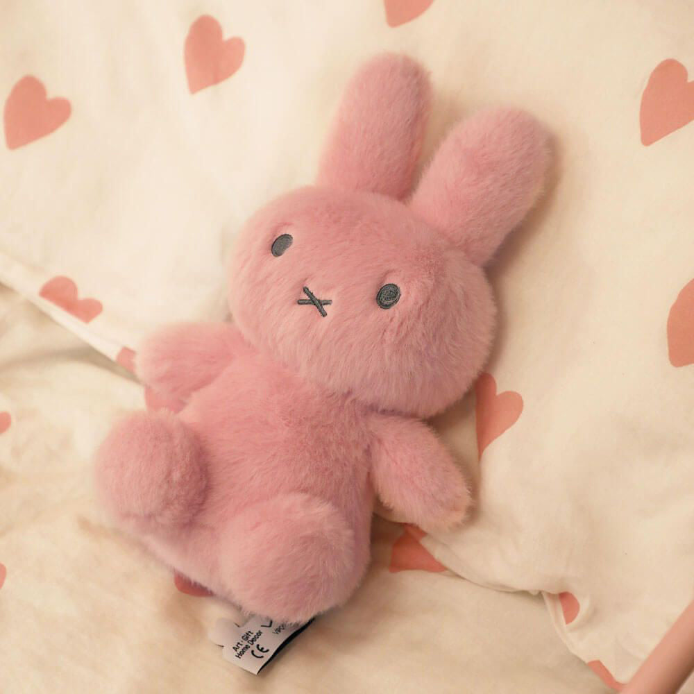 Miffy Plush Fluffy Cuddle Toy Medium - Pink (25cm)