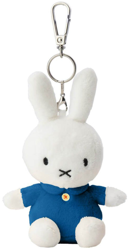 Miffy Plush Classic Keyring Bag Charm - Blue (12cm)