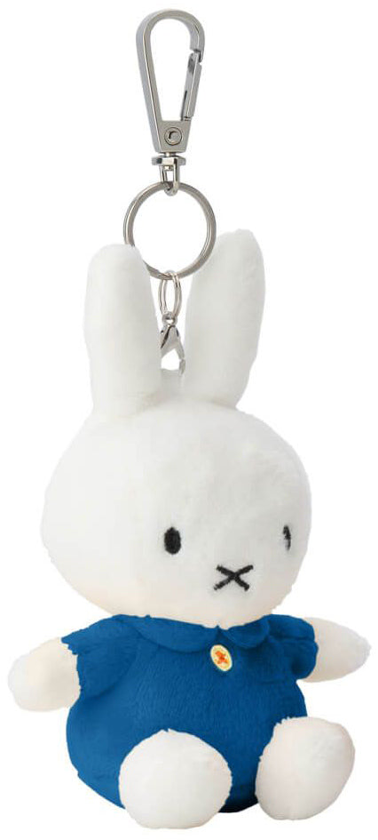 Miffy Plush Classic Keyring Bag Charm - Blue (12cm)