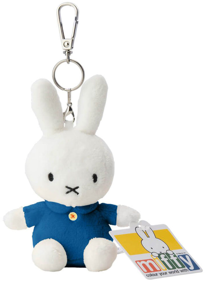 Miffy Plush Classic Keyring Bag Charm - Blue (12cm)