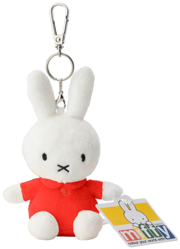 Miffy Plush Classic Keyring Bag Charm - Red (12cm)
