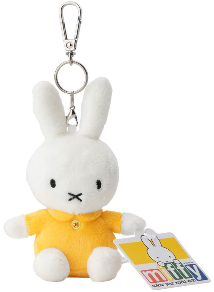 Miffy Plush Classic Keyring Bag Charm - Yellow (12cm)