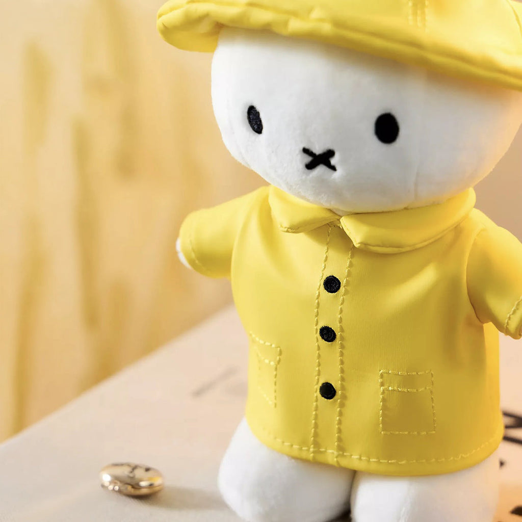 Miffy Plush Standing Rain Suit - Yellow (24cm)