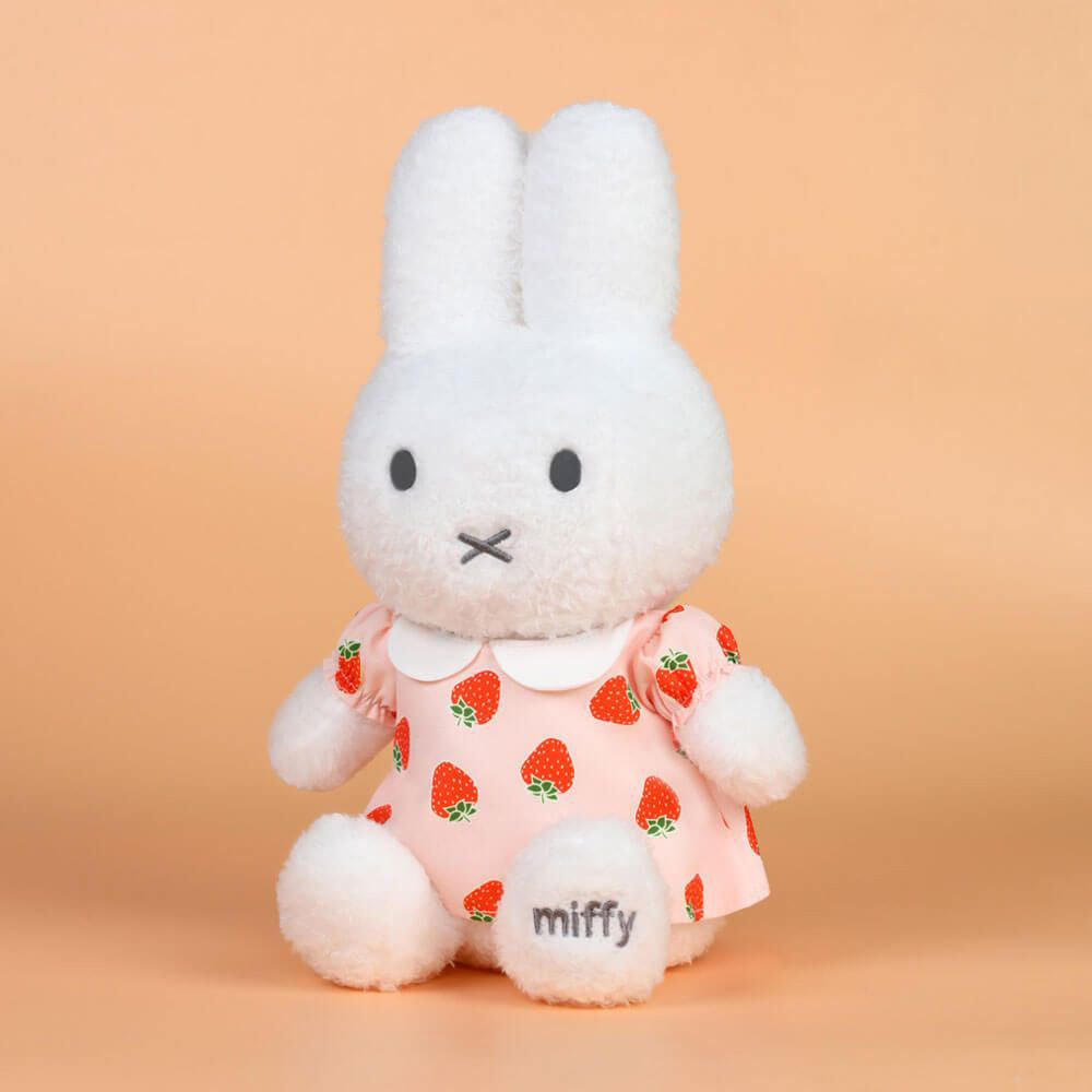 Miffy Plush in Removable Strawberry Dress (30cm)