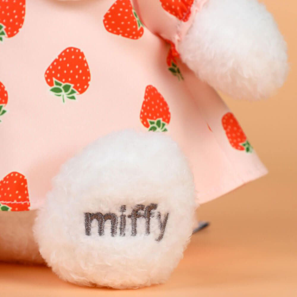 Miffy Plush in Removable Strawberry Dress (30cm)