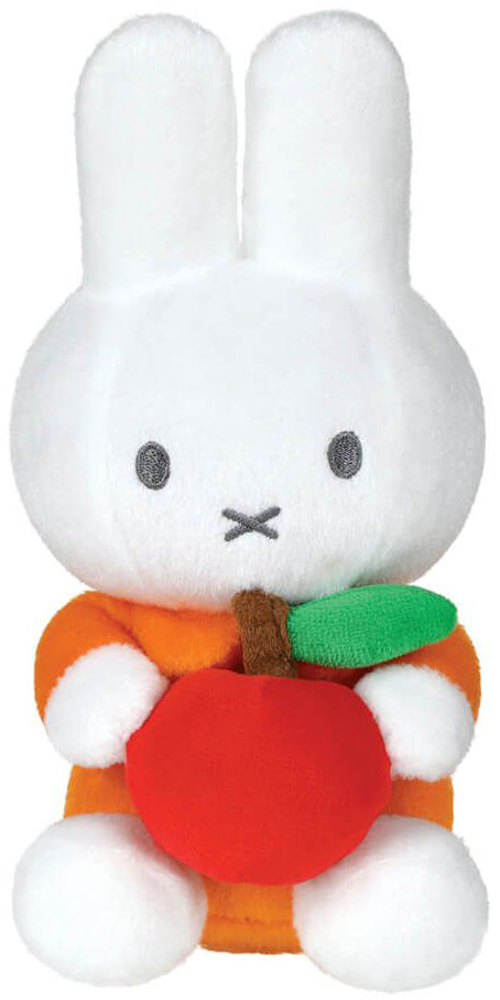 Miffy Plush with Apple - Orange (20cm)