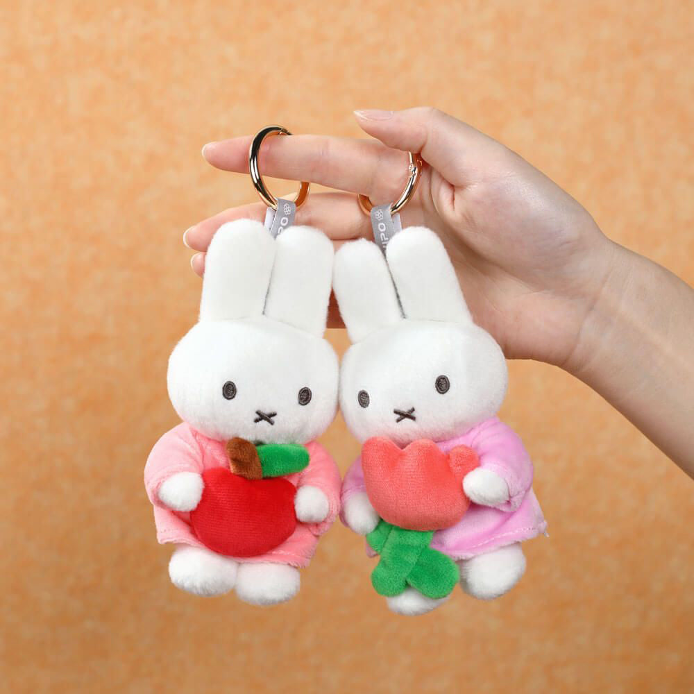 Miffy with Tulip Keyring Bag Charm (14cm)