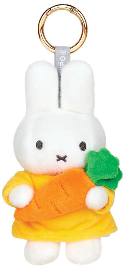 Miffy with Carrot Keyring Bag Charm (14cm)
