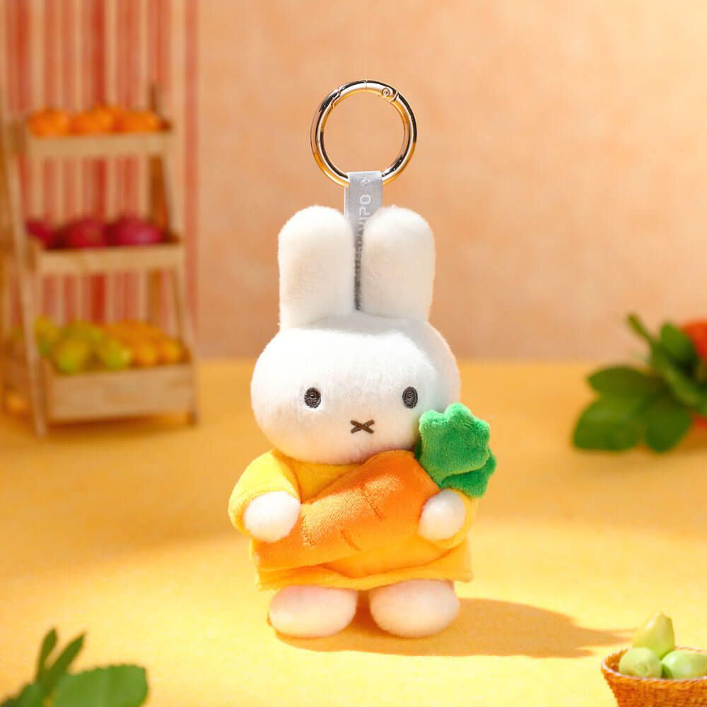 Miffy with Carrot Keyring Bag Charm (14cm)