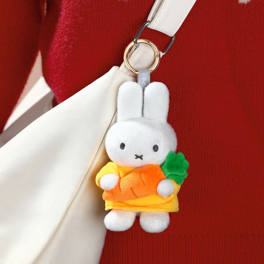 Miffy with Carrot Keyring Bag Charm (14cm)