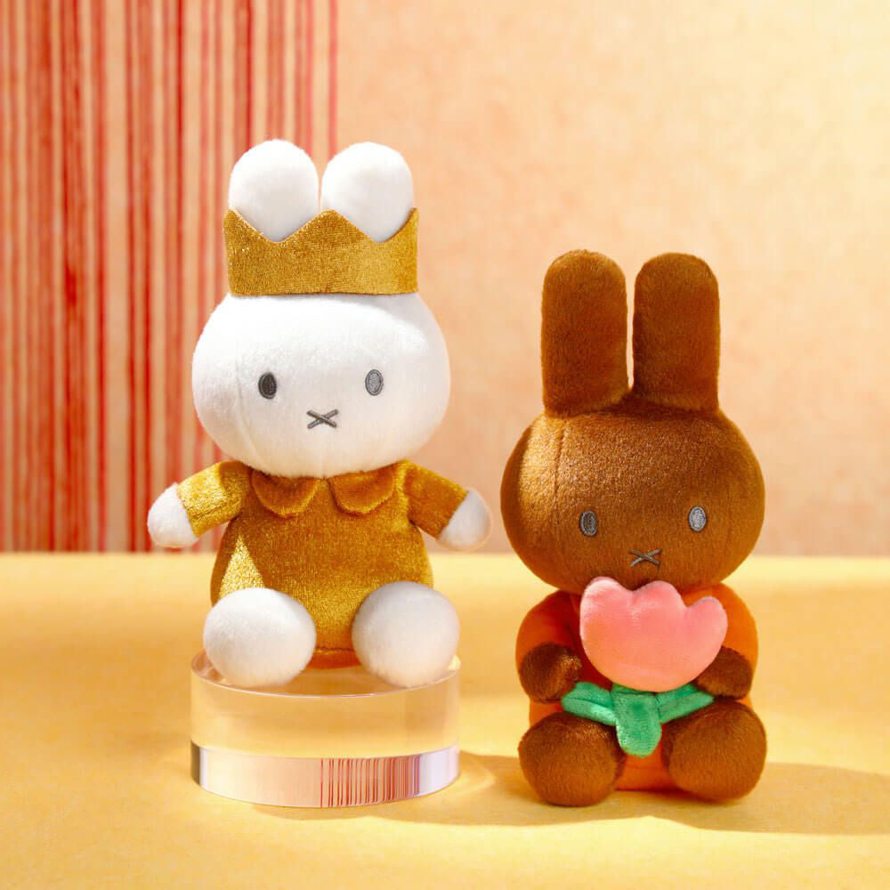 Miffy Plush Melanie with Tulip - Orange (20cm)