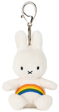 Miffy Plush Rainbow Keychain - Offwhite