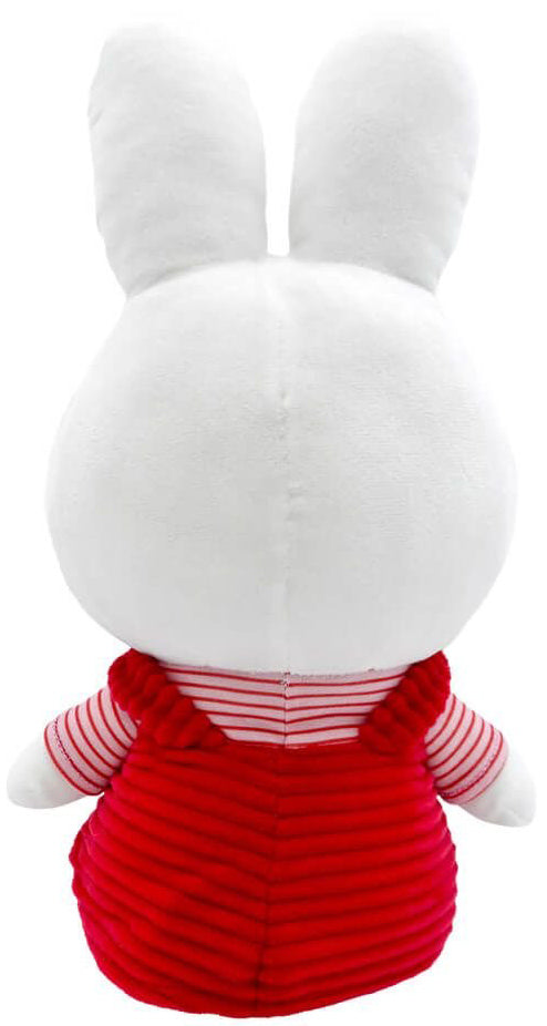 Miffy Plush Sitting in Red & Pink Dress (32cm)