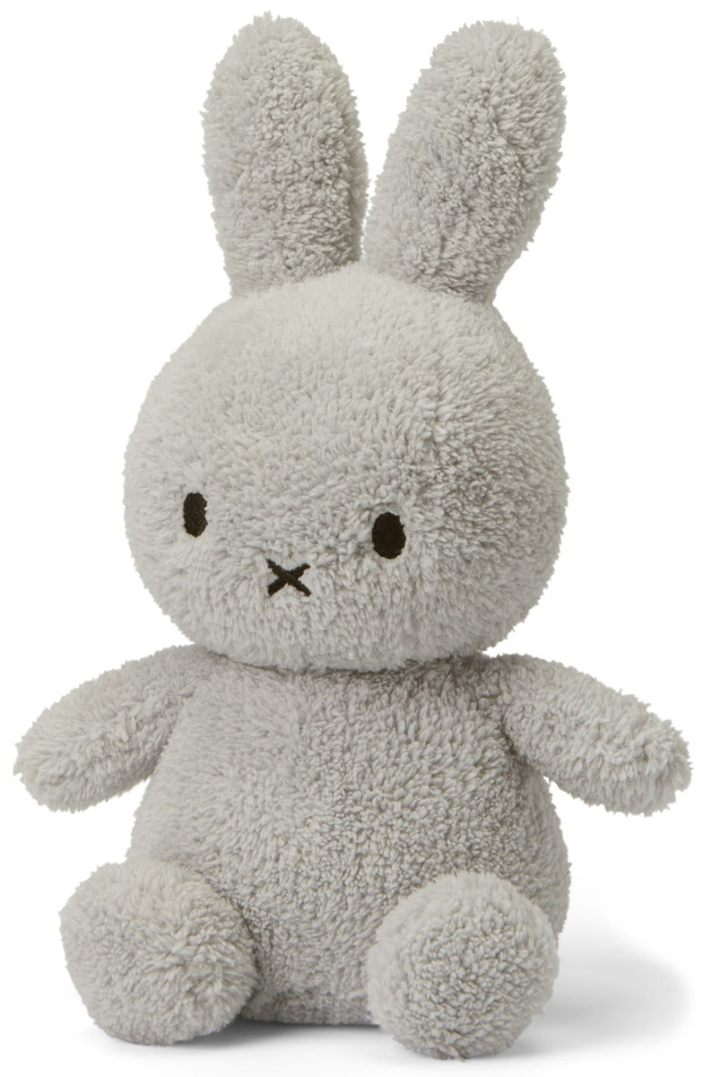 Miffy Plush Sitting Terry - Light Grey (23cm)