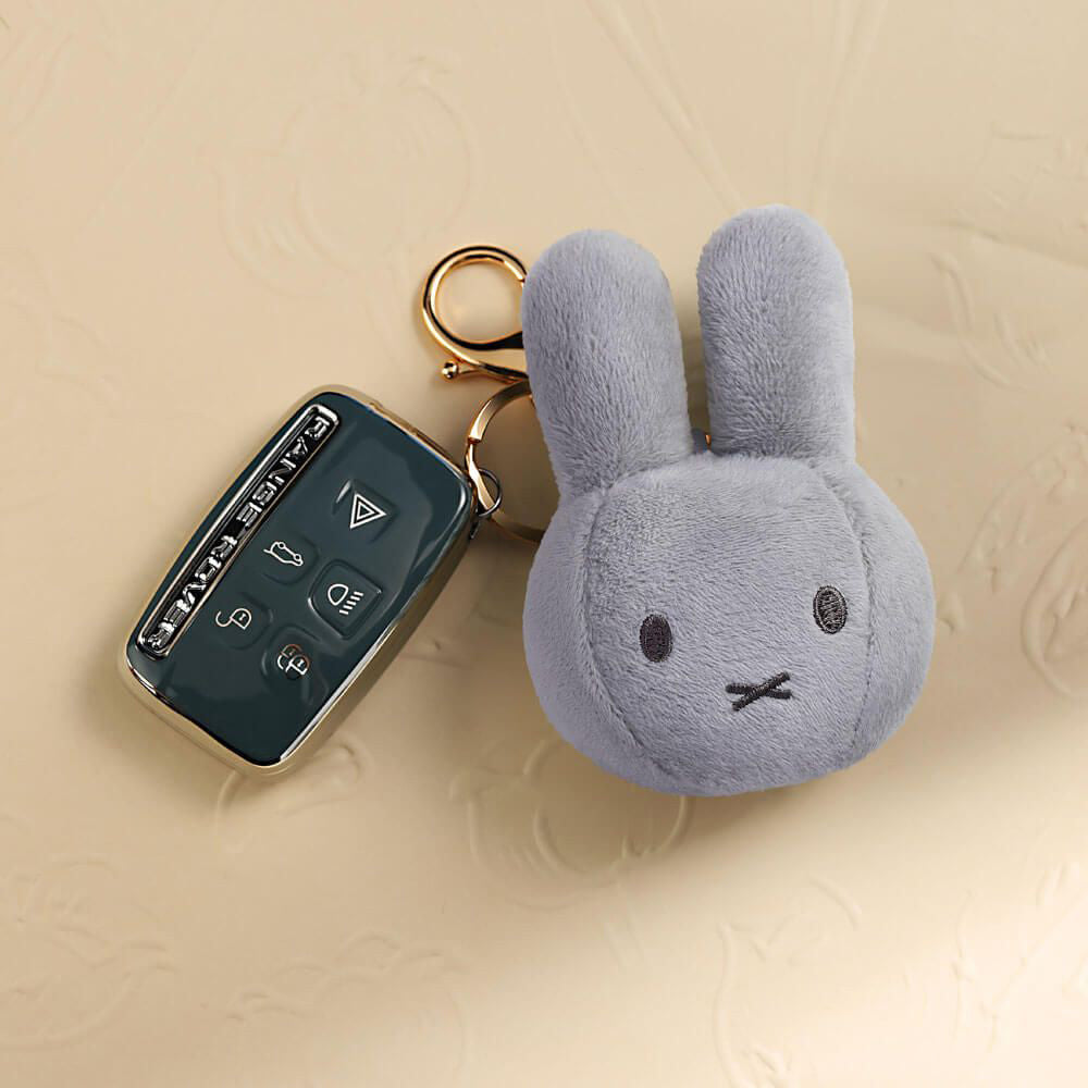 Miffy Soft Plush Keyring Bag Charm - Grey (10cm)