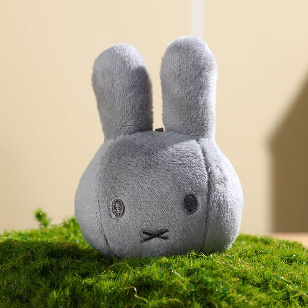 Miffy Soft Plush Keyring Bag Charm - Grey (10cm)