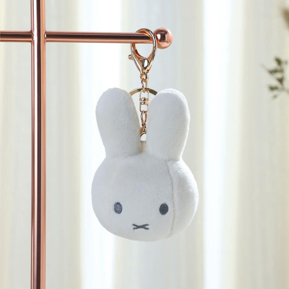Miffy Soft Plush Keyring Bag Charm - White (10cm)