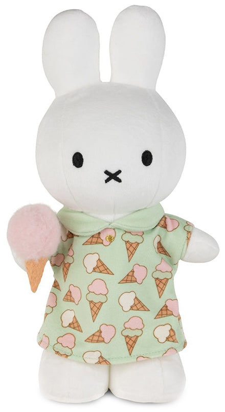 Miffy Plush Standing Ice Cream Dress - Mint (24cm)