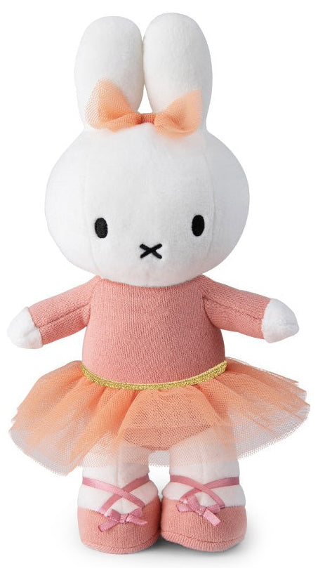 Miffy Plush Standing Ballerina - Peach (23cm)