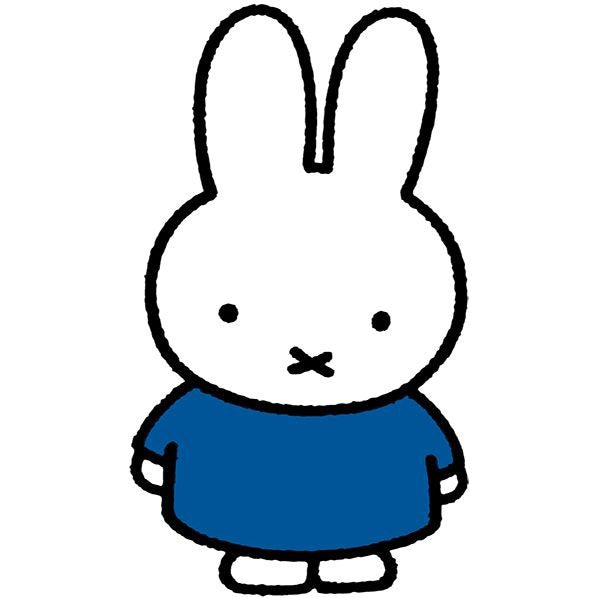 Miffy Plush Standing Blue Dress (24cm)