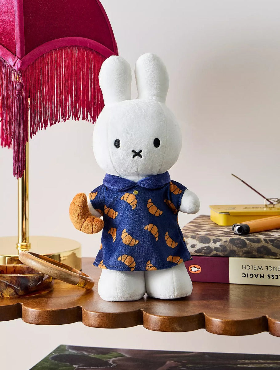 Miffy Plush Standing Croissant Dress - Navy (24cm)