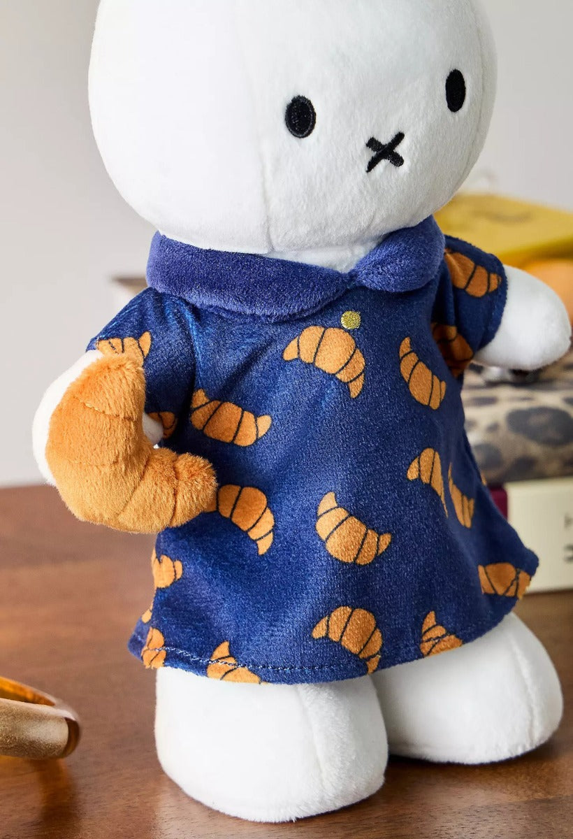 Miffy Plush Standing Croissant Dress - Navy (24cm)