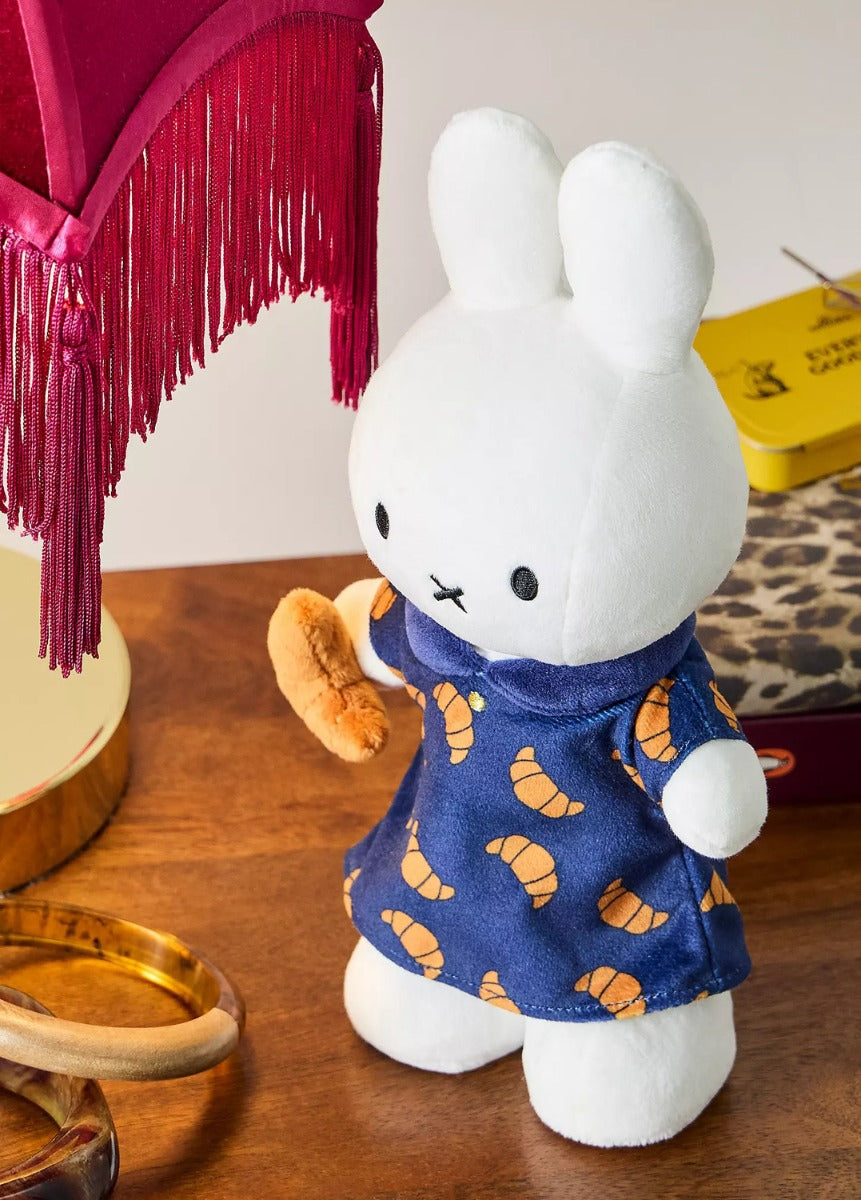 Miffy Plush Standing Croissant Dress - Navy (24cm)