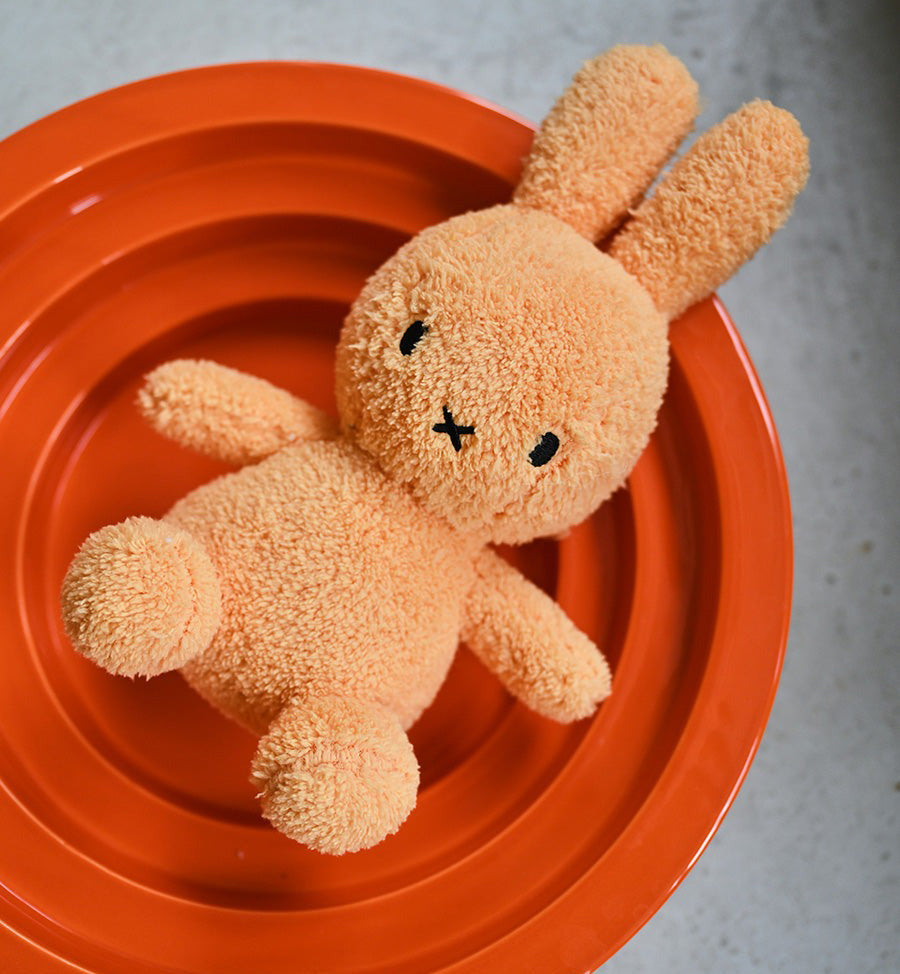 Miffy Plush Sitting Terry - Soft Orange (23cm)