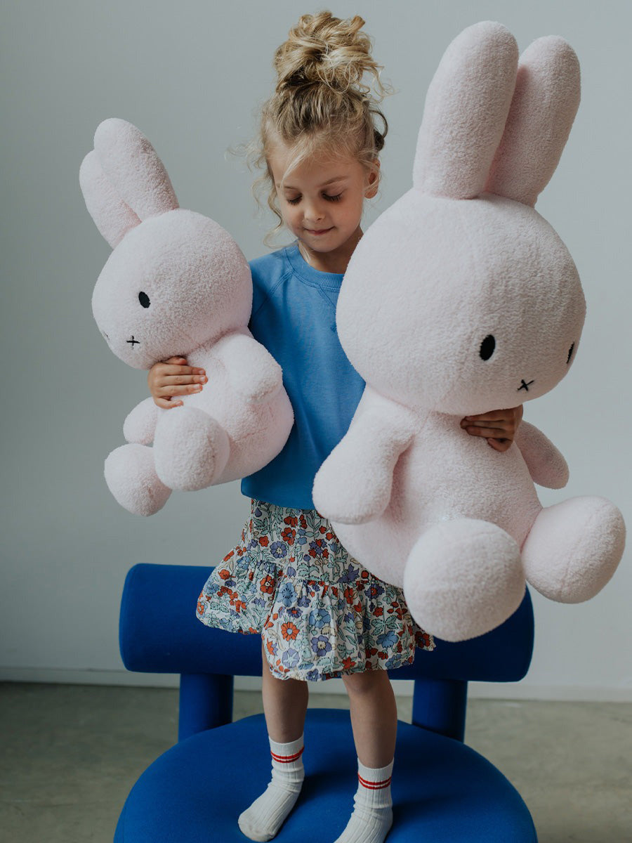 Miffy Plush Sitting Terry - Light Pink (70cm)
