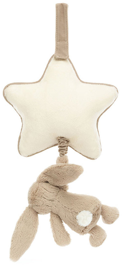 Jellycat Bashful Beige Bunny Musical Pull