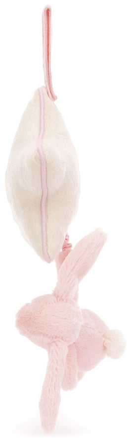Jellycat Bashful Pink Bunny Musical Pull