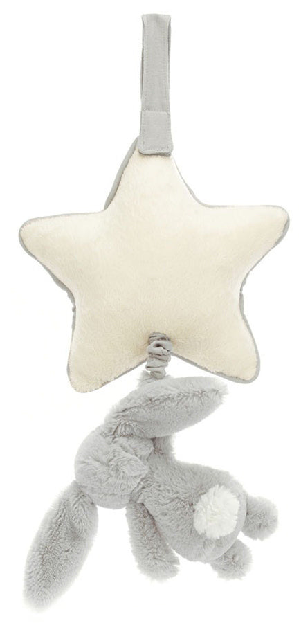 Jellycat Bashful Silver Bunny Musical Pull
