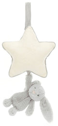 Jellycat Bashful Silver Bunny Musical Pull