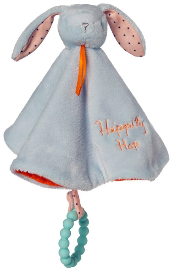 Manhattan Toy Hippity Hop Bunny Blankie - Blue