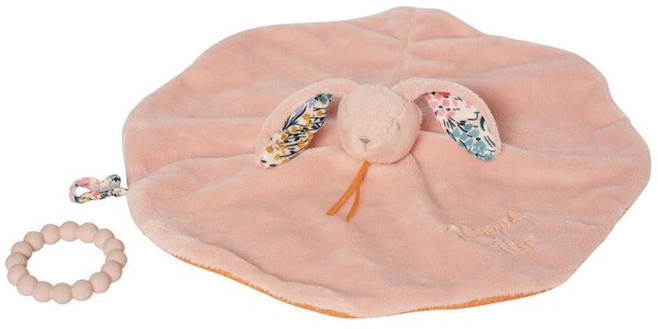 Manhattan Toy Hippity Hop Bunny Blankie - Pink