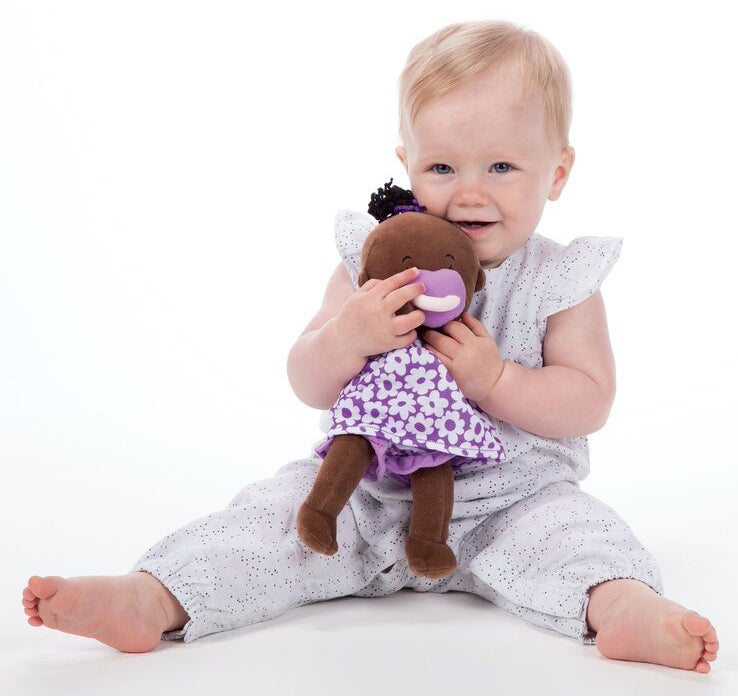 Manhattan Toy Wee Baby Stella Doll - Brown (30cm)