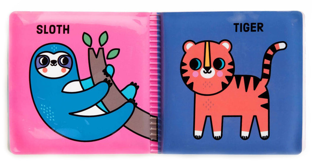 Mudpuppy Colour Magic Bath Book 4pc Set - Animals of the World