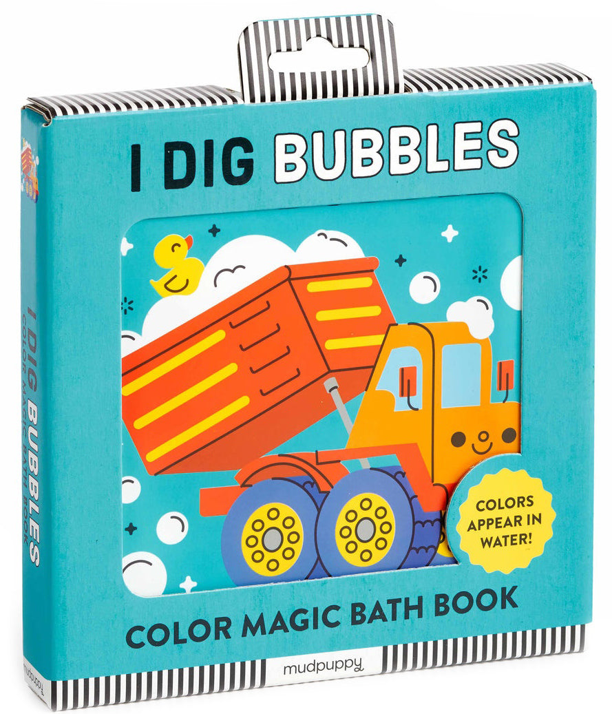Mudpuppy Colour Magic Bath Book - I Dig Bubbles