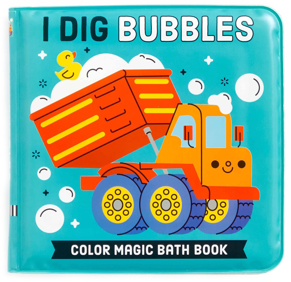 Mudpuppy Colour Magic Bath Book - I Dig Bubbles