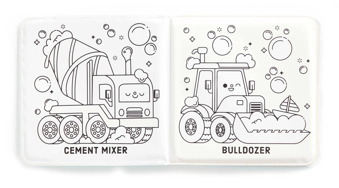 Mudpuppy Colour Magic Bath Book - I Dig Bubbles