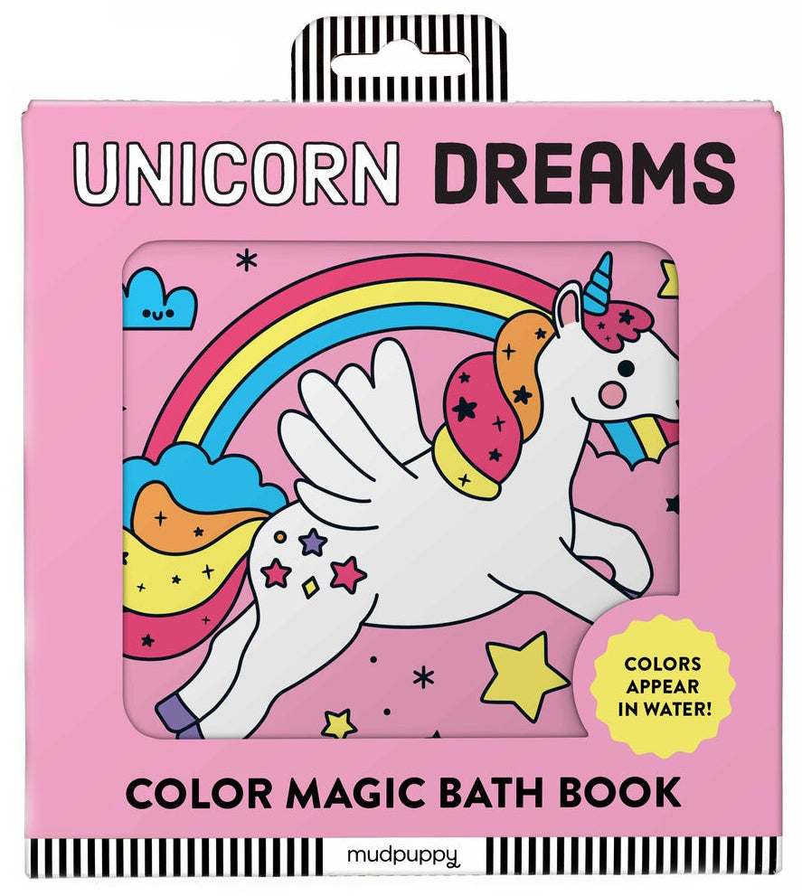Mudpuppy Colour Magic Bath Book - Unicorn Dreams