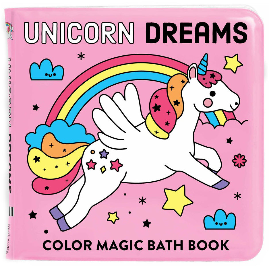 Mudpuppy Colour Magic Bath Book - Unicorn Dreams