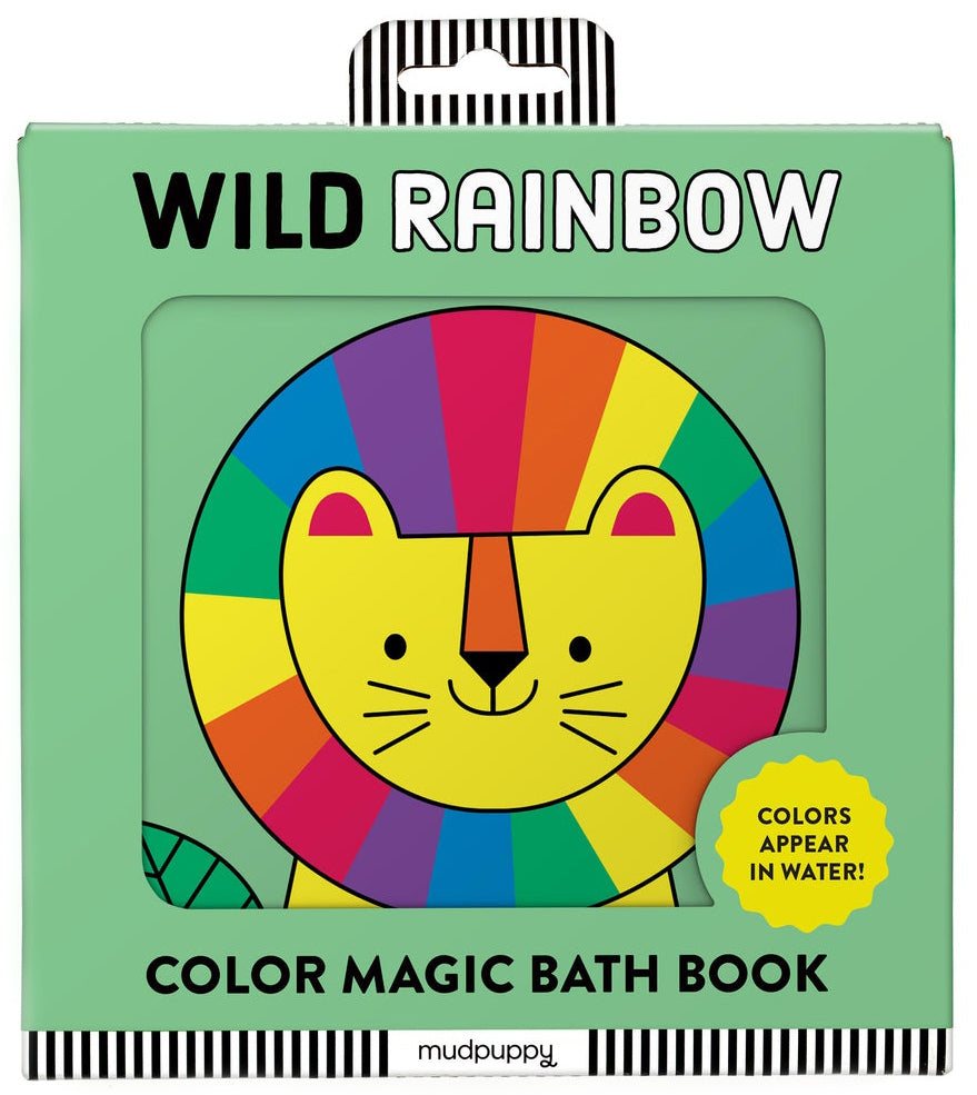 Mudpuppy Colour Magic Bath Book - Wild Rainbow