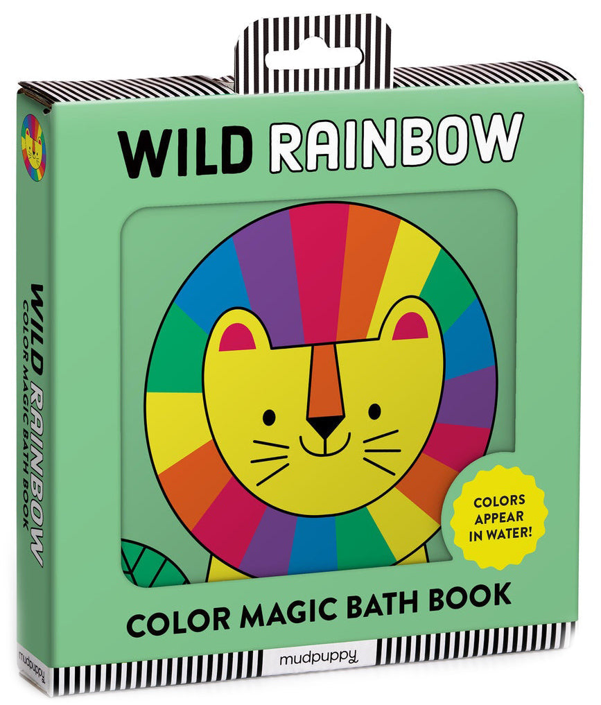 Mudpuppy Colour Magic Bath Book - Wild Rainbow