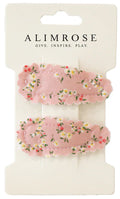 Alimrose Hair Clip Set - Posy Heart