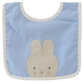 Alimrose Linen Bunny Bib - Blue